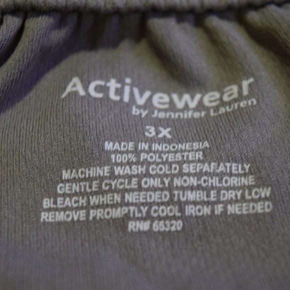 Activewear by Jennifer Lauren Jogging Shorts Size 3X - Picture 7 of 7
